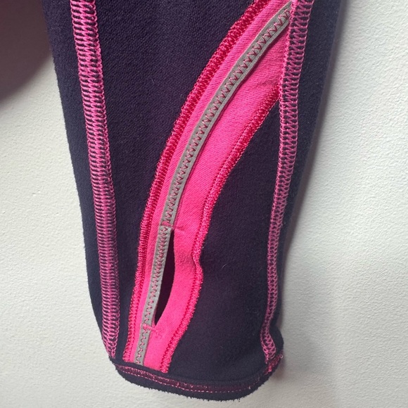 🍋 Lululemon 4 half zip jacket Reversible Run U-Turn pink purple half zip up - Picture 11 of 11